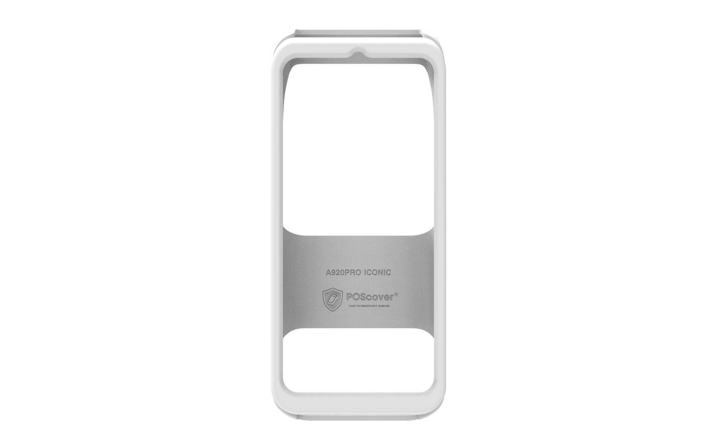 Coque en silicone renforcé - PAX A920 PRO ICONIC - Compatible base de charge - Personnalisable