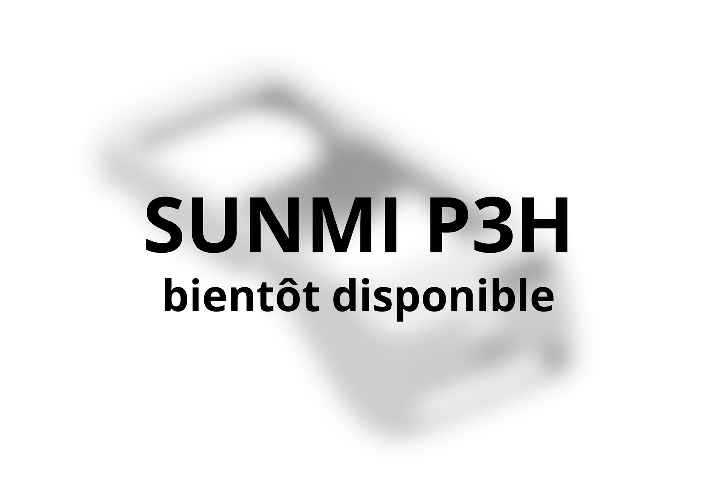 Coque de protection en silicone - SUNMI P3H